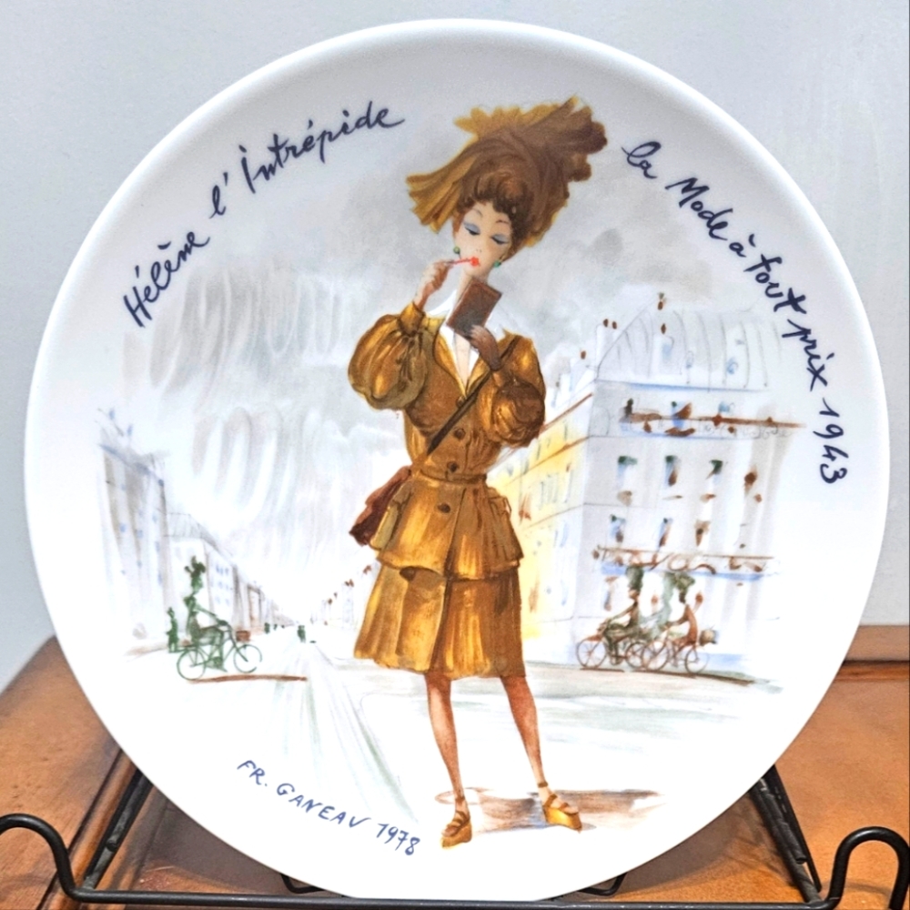 D’Arceau Limoges Plate Helene l’Intrepide